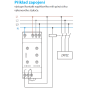 3-phase relay, 1P/6A, with control N 70.41.8.400.2030