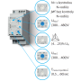 3-phase relay, 1P/6A, with control N 70.41.8.400.2030