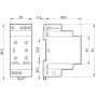 3-phase relay, 1P/6A, with control N 70.41.8.400.2030