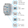 3-phase relay, 2P/8A, with control N 70.42.8.400.2032