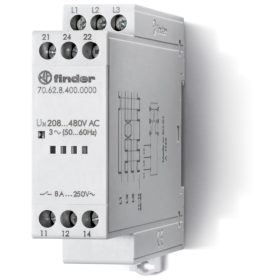 3-phase voltage relay, 2P/8A, sl., ex. 70.62.8.400.0000