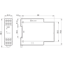 Relé term., 2P/8A, 24V AC/DC, PTC, skr/pr/pa 70.92.0.024.0002