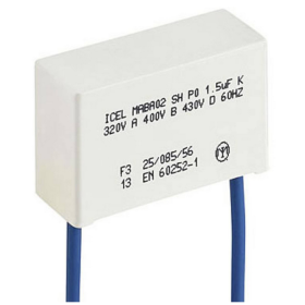 Capacitor, 20/26, 10 switches with flame. up to 1.5mA 026.00