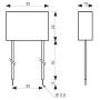 Capacitor, 20/26, 10 switches with flame. up to 1.5mA 026.00