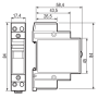 Impulse operated switch, 1Z/16A, 24V AC 20.21.8.024.4000