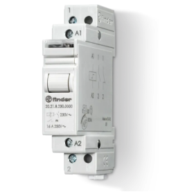 Impulse operated switch, 1Z/16A, 12V DC 20.21.9.012.4000