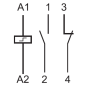 Impulse operated switch, 1Z_1R/16A, 24V AC 20.23.8.024.4000