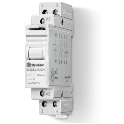 Impulse operated switch, 2Z/2R/1Z_1R/16A, 24V AC 20.24.8.024.4000