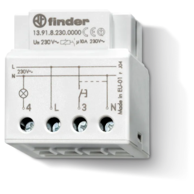 Spínač elektronický impulsně ovládaný, 1Z/10A, 230V AC, krabice 13.91.8.230.0000