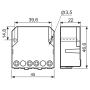 Impulse operated switch, 1Z/10A, 230V AC 26.01.8.230.0000