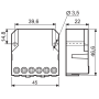 Spínač impulsně ovládaný, 2Z/2R/1Z_1R/10A, 12V AC 26.04.8.012.0000