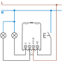 Spínač elektronický impulsně ovládaný, 2Z až 2R/10A, 230V AC 27.05.8.230.0000