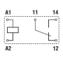 Miniature relay, PS, 1P/6A, 12V DC, AgSnO2 32.21.7.012.4000