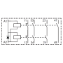 Relay with forced contacts, DIN, 2Z+1R+1AUX 6A, 24V DC, BS, SIL3 7S.43.9.024.0211