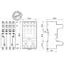 Socket, DIN, 56/99.02, 4P 96.04