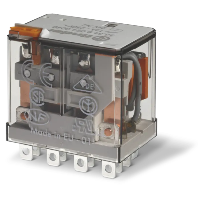 Miniature power relay, DIN, 4P/12A, 230V AC, MA, MI 56.34.8.230.0040