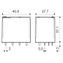 Miniature power relay, PS, 4P/12A, 24V DC 56.44.9.024.0000