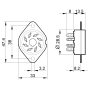 Socket, PA, 60.12, 8 pin, No. 90.12