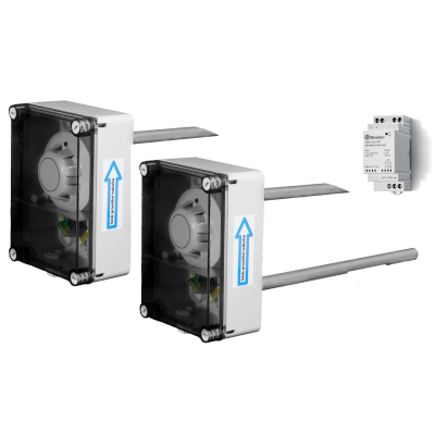 2x smoke detector VDK-10 + Finder power supply 12V DC /25 W