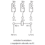 Time relay miniature, MF, 3P/10A, 12V AC/DC, 50ms-100h 85.03.0.012.0000