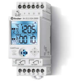 Time relay, MF, 2P/16A, 12-24V AC/DC, NFC 84.02.0.024.0000