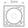 Time relay panel, MF, 2P/8A, univ.nap., 500ms-100h 88.02.0.230.0002