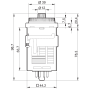 Time relay panel, TA, 2P/8A, start delay 88.92.0.240.0000