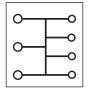 Power terminal - distribution block 80A 9D.01.5.080.0304