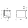 Adapter, 62, for top DIN-rail 062.07