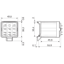 Adapter, 62, for top DIN-rail 062.07