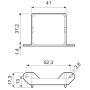 Adapter, 62, for back panel 062.60