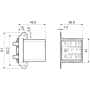 Adapter, 62, for back panel 062.60