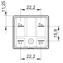 Power relay, FA187, 1Z/16A, 24V DC, with extinguishing magnet. 62.31.9.024.4800