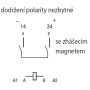 Power relay, FA187, 1Z/16A, 24V DC, with extinguishing magnet. 62.31.9.024.4800