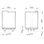 Power relay, FA187, 1Z/16A, 24V DC, with extinguishing magnet. 62.31.9.024.4800