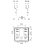 Power relay, FA187, 2P/16A, 230V AC, MA_MI 62.32.8.230.0040