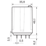 Power relay, FA187, 2P/16A, 24V DC, MA_LED_OD 62.32.9.024.0070