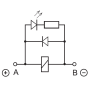 Power relay, FA187, 2P/16A, 24V DC, MA_LED_OD 62.32.9.024.0070