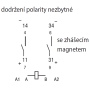 Relé výkonové, FA187, 2P/16A, 24V DC, sa zháš.magn. 62.32.9.024.4800