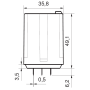 Power relay, FA187, 3Z/16A, 230V AC, cont. 3mm 62.33.8.230.0300