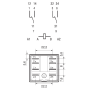 Power relay, FA250, 2P/16A, 230V AC, MI, MA 62.82.8.230.0040