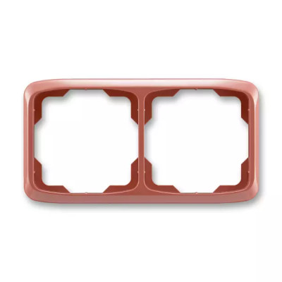 Rám pre elektroinštalačné zariadenia, dvojitý horizontálny, viacero variantov