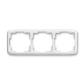 Frame for wiring devices, triple horizontal, multiple variants