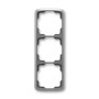 Frame for wiring devices, triple vertical, multiple variants