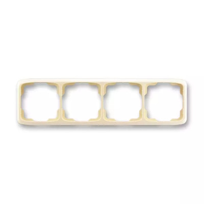 Rám pre elektroinštalačné zariadenia, štvornásobný horizontálny, viacero variantov