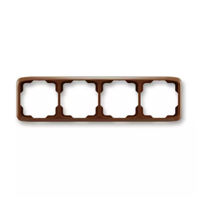 Rám pre elektroinštalačné zariadenia, štvornásobný horizontálny, viacero variantov