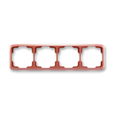 Rám pre elektroinštalačné zariadenia, štvornásobný horizontálny, viacero variantov