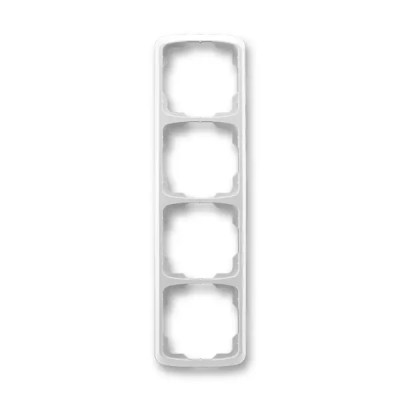 Frame for wiring devices, quadruple vertical, multiple variants