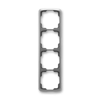 Frame for wiring devices, quadruple vertical, multiple variants