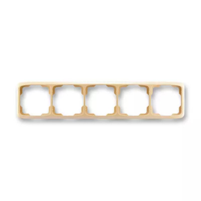 Rám pre elektroinštalačné zariadenia, päťnásobný horizontálny, viacero variantov